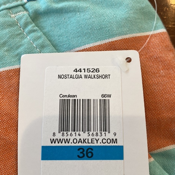 NWT Mens nostalgia walking shorts 100% cotton striped lightweight cerulean - Picture 8 of 8